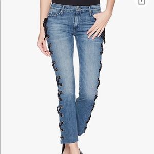 Black Orchid Bardot Straight Fray, 26